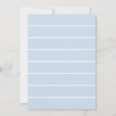 Moderne Blauwe Tropische Palm Bladeren Baby Boy Do Kaart (Achterkant)