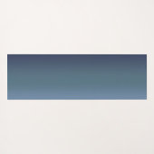 Moderne blauwe verloop Waterverf sterrenstelsel  Yogamat (Achterkant (horizontaal))