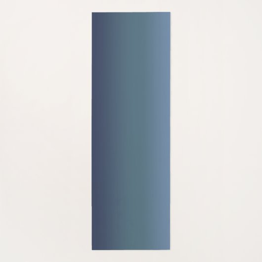 Moderne blauwe verloop Waterverf sterrenstelsel  Yogamat (Achterkant)