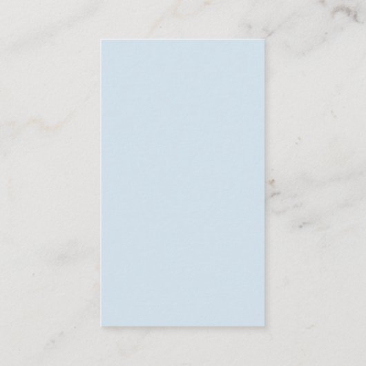 Moderne Blauwe Waterverf Bruiloft Tijdlijn Informatiekaartje (Achterkant)