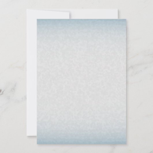 Moderne Blauwe Waterverf Splash Trouwstijl Kaart (Achterkant)