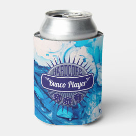 Moderne Blauwe Wervelbundel Lucky Dice Cooler