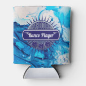 Moderne Blauwe Wervelbundel Lucky Dice Cooler (Voorkant)