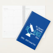 Moderne Blauwe Wetenschapsleraar Planner | Lesboek (Display)