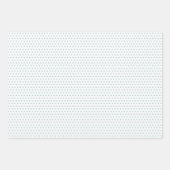 moderne Blauwe Wintertrio Inpakpapier Vel (Voorkant 3)