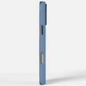 Moderne blauwgrijze monogram eerste letters eigent Case-Mate iPhone case (Achterkant / Rechts)