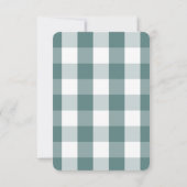 Moderne Blauwgroen buffelconferentie uitnodiging v (Achterkant)