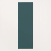 Moderne Blauwgroen geometrische fractale kunst Yogamat (Achterkant)