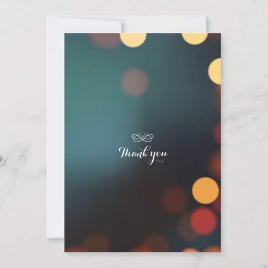 Moderne Blauwgroen gouden rugleuning lichte Vrijge Kaart (Achterkant)