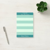 Moderne Blauwgroen Kantoor leraar mam-student Post-it® Notes (Kantoor)