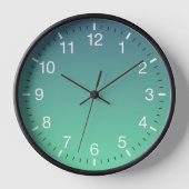 Moderne Blauwgroen Mint Green Ombre (Voorkant)