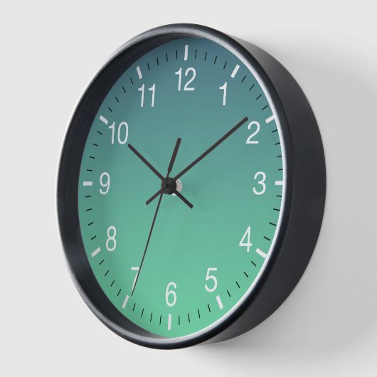 Moderne Blauwgroen Mint Green Ombre (Hoek)