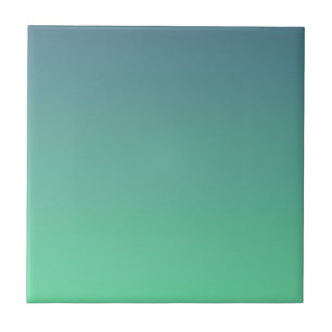 Moderne Blauwgroen Mint Green Ombre Tegeltje