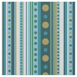 Moderne Blauwgroen strepen met stam Stof