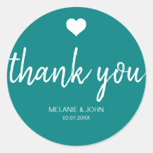 Moderne Blauwgroen Typografie Minimale Bruiloft