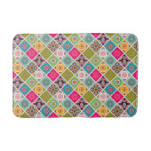 Moderne blauwroze blauwroze Marokkaanse Bath Mat (Voorkant)