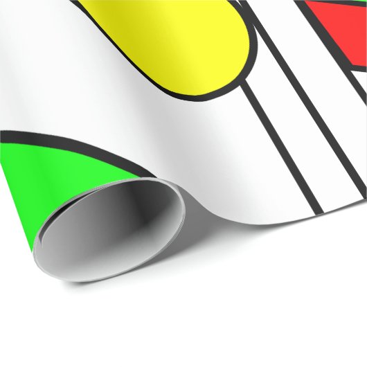 Moderne blik met een verfijnd glas cadeaupapier (Rol Hoek)