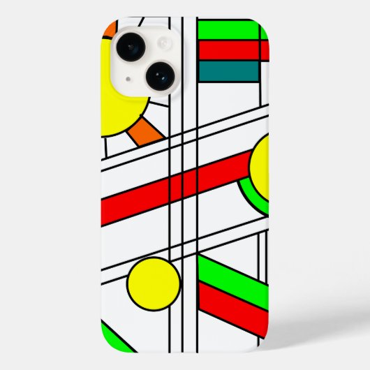 Moderne blik met een verfijnd glas Case-Mate iPhone case (Achterkant)