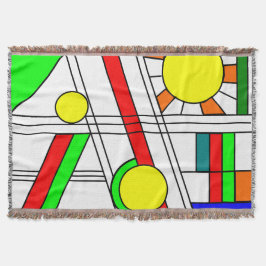 Moderne blik met een verfijnd glas deken