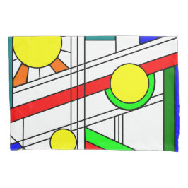 Moderne blik met een verfijnd glas kussensloop