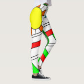 Moderne blik met een verfijnd glas leggings (Rechts)