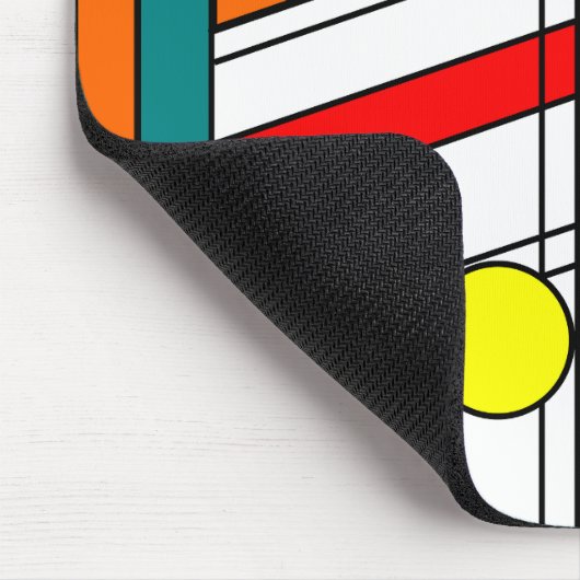 Moderne blik met een verfijnd glas muismat (Hoek)