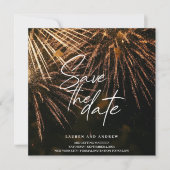 Moderne bliksem bespaart het huwelijk op datum kaart (Voorkant)