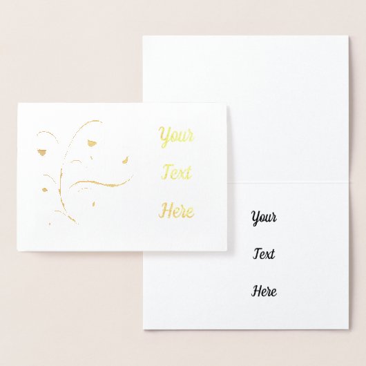 Moderne bloei Abstract Folie Kaarten (Display)