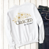 Moderne bloei met Grace Vrouwenempowerment Trui