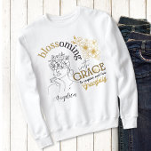 Moderne bloei met Grace Vrouwenempowerment Trui