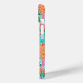Moderne Bloeiende Cactussen Persoonlijk Case-Mate iPhone Case (Achterkant / Links)