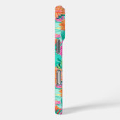 Moderne Bloeiende Cactussen Persoonlijk Case-Mate iPhone Case (Achterkant / Rechts)