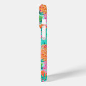 Moderne Bloeiende Cactussen Persoonlijk Case-Mate iPhone Case (Achterkant / Links)