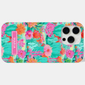 Moderne Bloeiende Cactussen Persoonlijk Case-Mate iPhone Case (Achterkant (horizontaal))