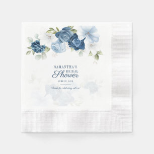 Moderne bloeiende eucalyptus bloem schriftpapier servet