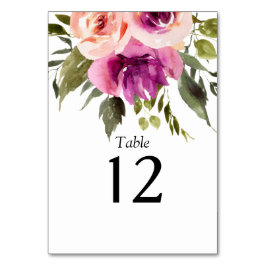Moderne Bloem Ampersand Pr Plum Roze Perzik & Zwar Kaart