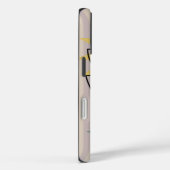 Moderne bloem en aangepaste tekst Case-Mate iPhone case (Achterkant / Rechts)