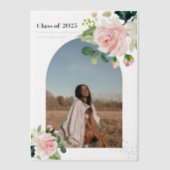 Moderne bloem | Gold Dust Arch Foto Vellum Uitnodigingen (Voorkant)