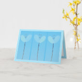 Moderne Bloem Kaart (Gele Bloem)