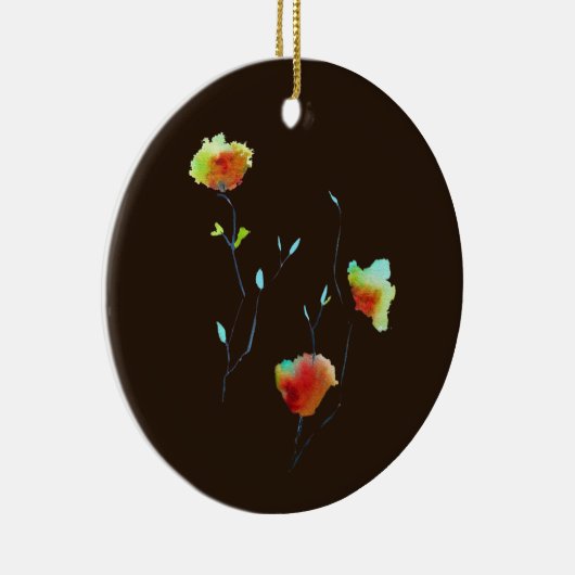 Moderne bloem keramisch ornament (Rechts)