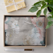 Moderne Bloem Mixed Media Tissuepapier (Geschenk)