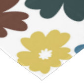 Moderne Bloem Motief Chic Tafelkleed (Gekanteld)