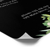 Moderne Bloem Prijslijst Poster (Hoek)