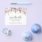 Moderne Bloem Save The Save The Date | Budget Fly Flyer (Enkel)