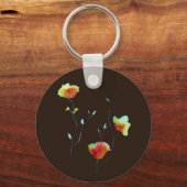 Moderne bloem sleutelhanger (Voorkant)