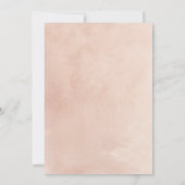 Moderne bloemblaadjes en Prosecco Vrijgezellenfees Kaart (Achterkant)