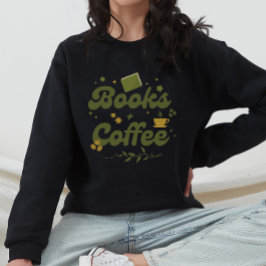 Moderne Bloemboeken en Koffie Boekliefhebber Trui