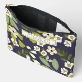 Moderne bloemdesign met aanpasbare achtergrond etui (Open)