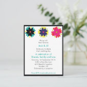Moderne Bloemen 4.25x5.5 Kaart (Staand voorkant)
