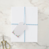 Moderne Bloemen Aangepaste Sieraden Display Hang L Cadeaulabel (Met Touw)